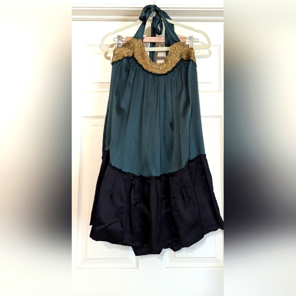 Halter cocktail dress